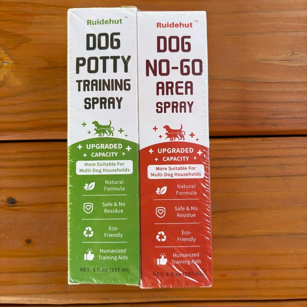 NWT Free w/Purchase Dog Potty Training and No Go Spray Bottles